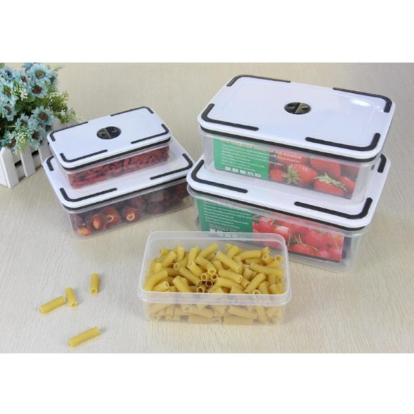 5-in-1 Microwaveable Fridge Food Storage Containers – Stackable, Airtight & BPA-Free