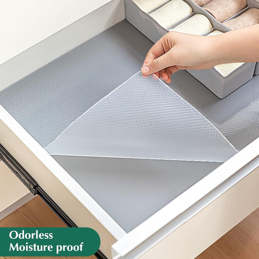 Shelf Liner for Kitchen Drawer Liner Cabinet Liner Non-Adhesive Reusable Easy to Clean