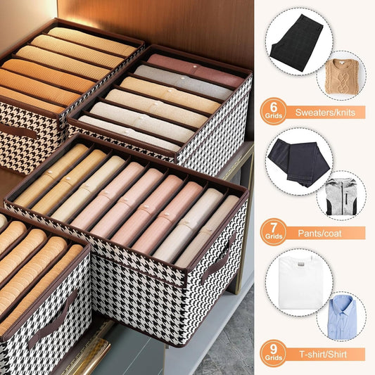 Foldable Jeans Trouser Storage Closet Wardrobe Organizer