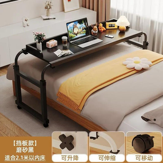 Adjustable Over Bed Desk Laptop Desk with Wheels