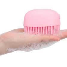 Multipurpose Reusable Silicone Body Scrubbers Brush / Massager with soap dispenser