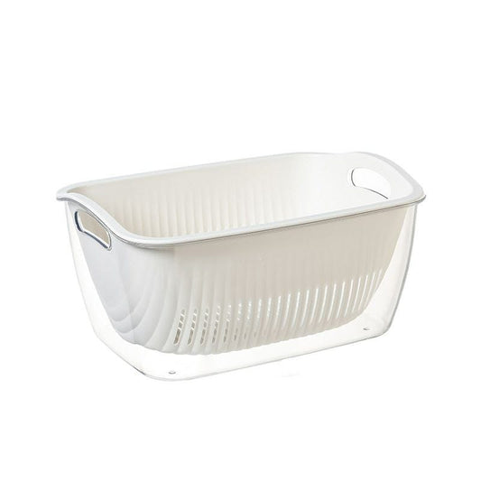 Double layer drain basket