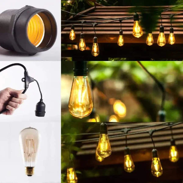 Electric LED String Light With Bulbs