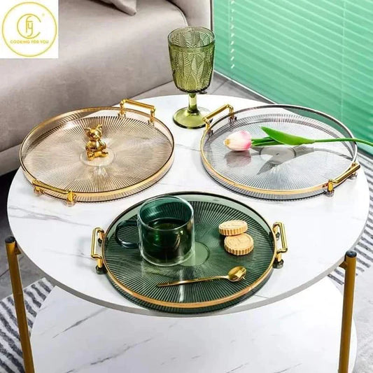Multifunctional Round Storage Tray
