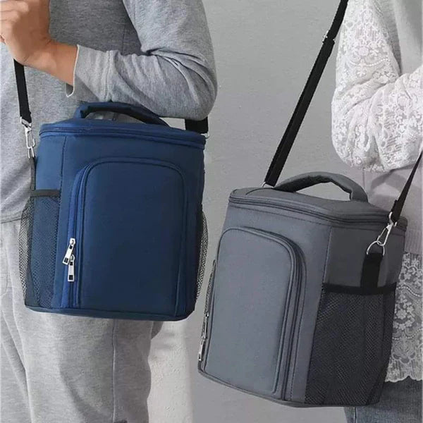 Premium 2 compartment insulated lunch bag large capacity