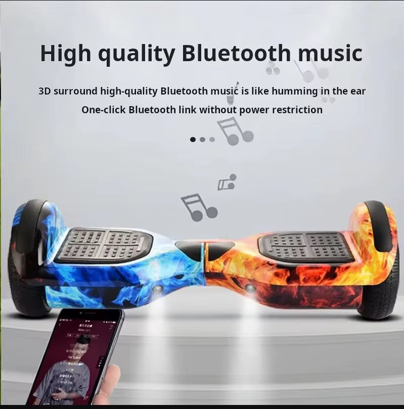 Electric Hoverboard β 6.5β LED Smart Self-Balancing Scooter with Bluetooth Speaker