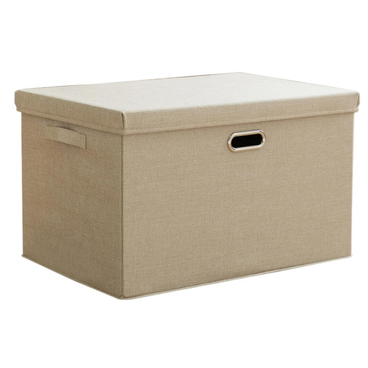 Foldable Storage Case, Foldable, Storage Box, With Lid, Clothes Storage Box, Toy Organizer, Large Capacity, With Lid, Metal Handle, Clothes Storage Box, Documents Organizer, Clothes Case, Toy Multi-functional