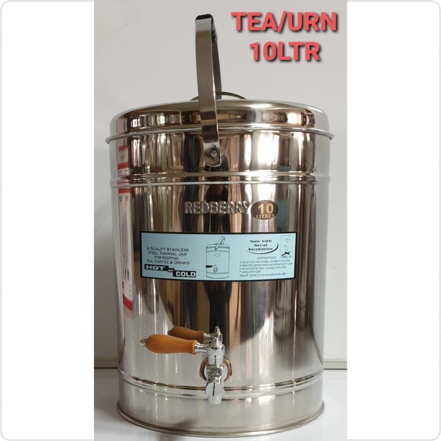 Redberry Stainless Tea Urns