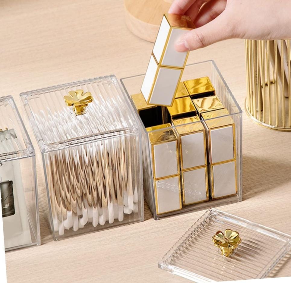 Multipurpose Acrylic cube unbreakable organizer 1PC