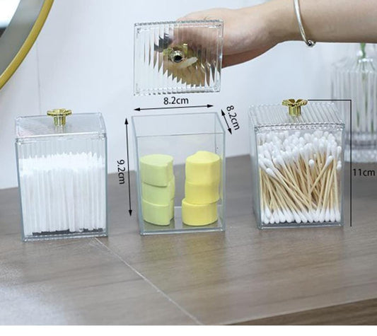 Multipurpose Acrylic cube unbreakable organizer 1PC