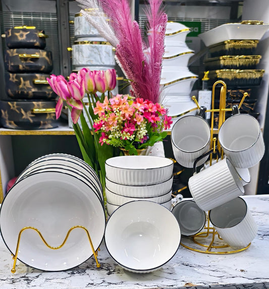 24-Piece Japanese Dinner Set