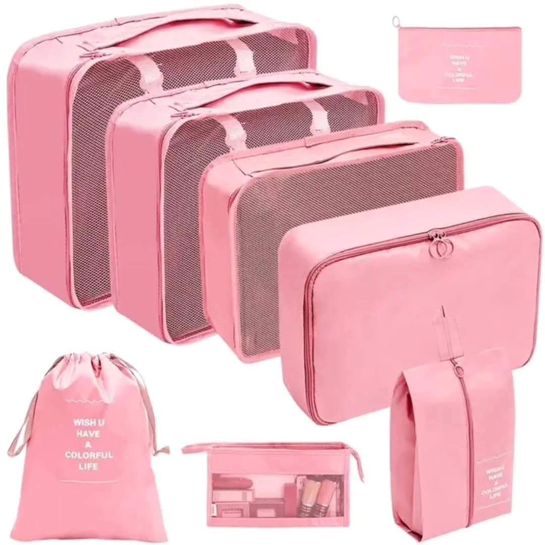 9-Piece Luggage Travel Organizer Set