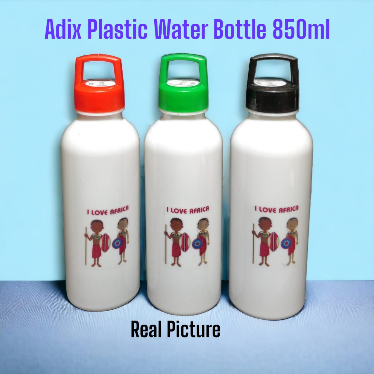 Adix water bottle 850ml, 3pcs