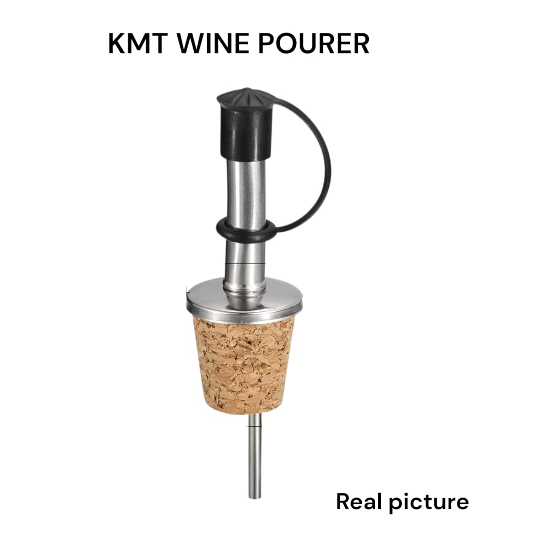 KMT Wooden cork wine pourer