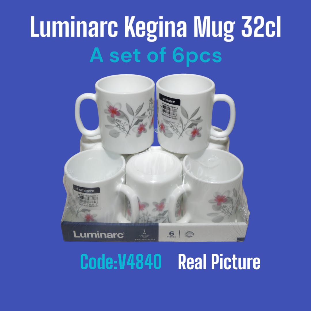 Luminarc Kegina Mug 32cl a set of 6pcs.