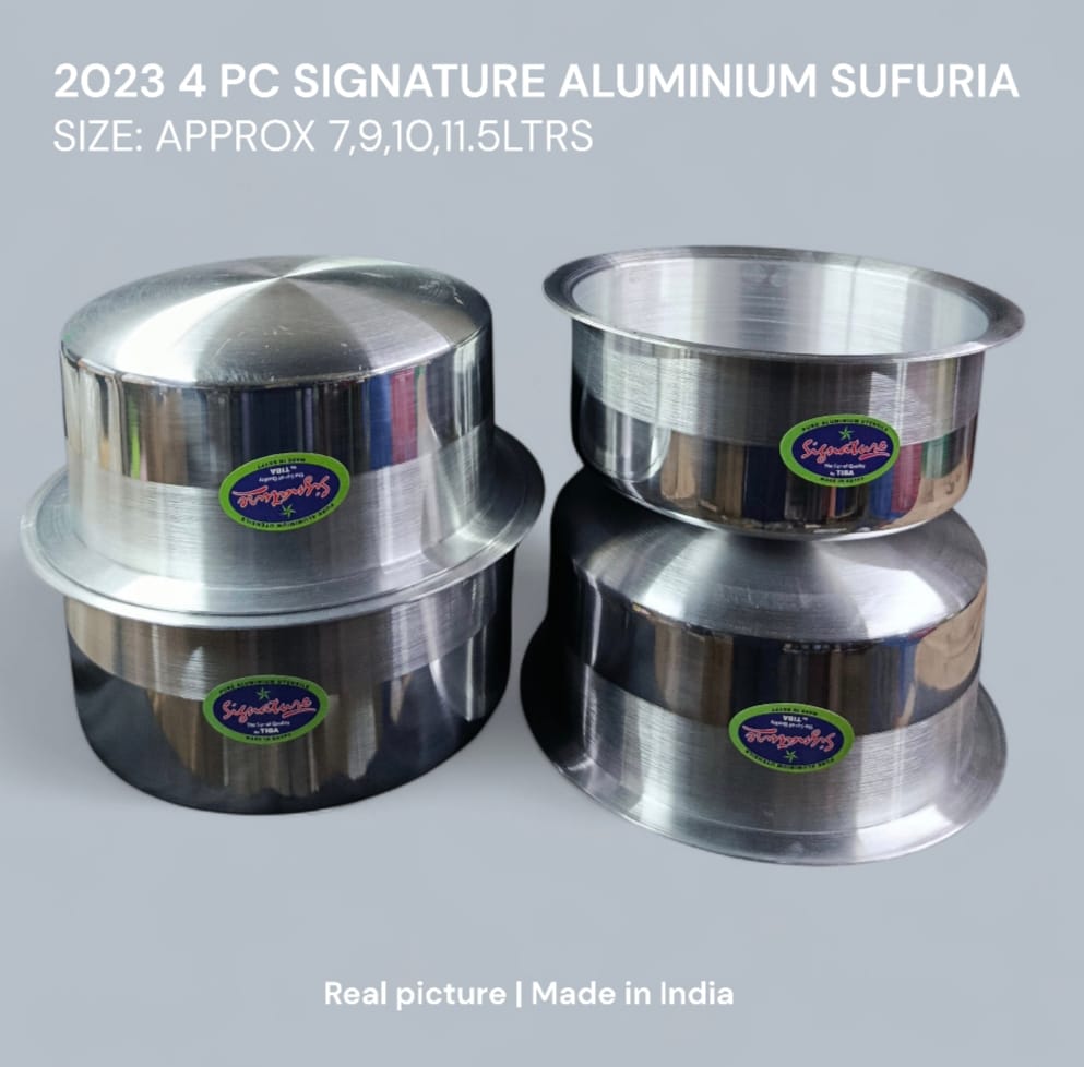 Signature Aluminium Sufuria โ 4pcs Set
