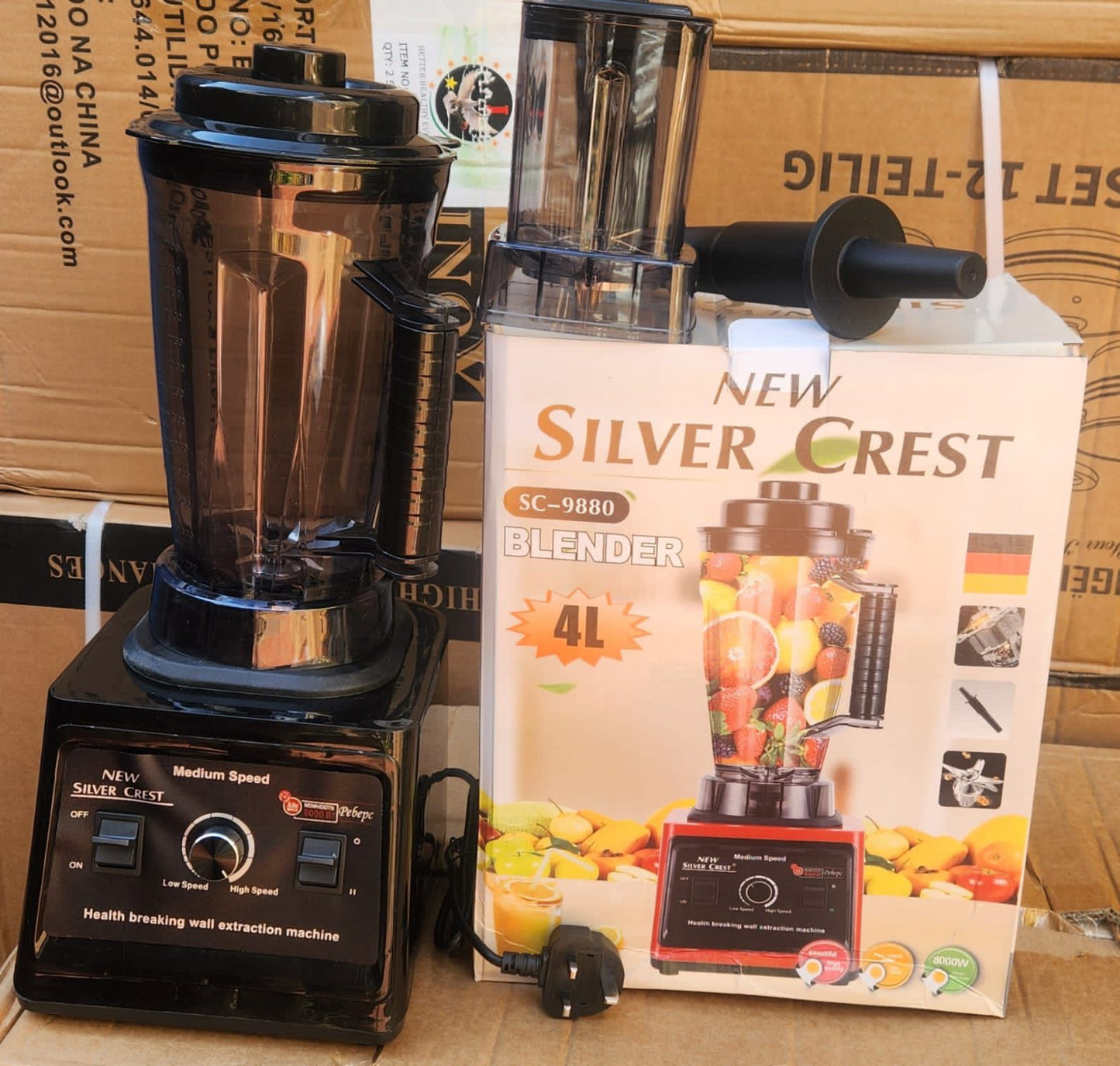 Silvercrest 8000W 4L 2-in-1 Juice Blender & Crusher