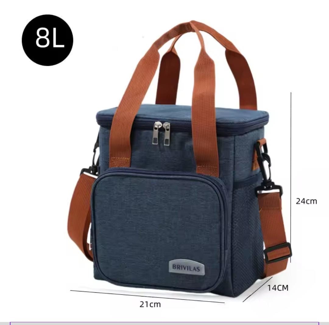Single layer raised insulated bag