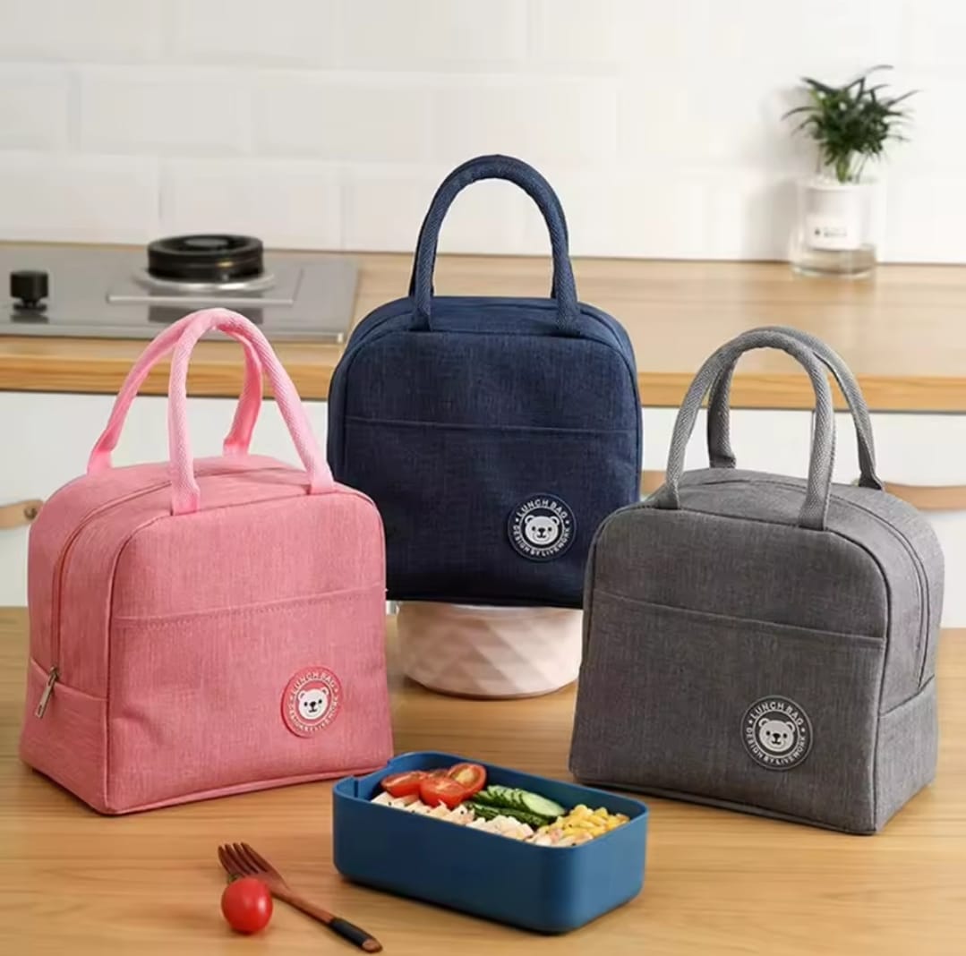 Insulated lunch bag (pink)