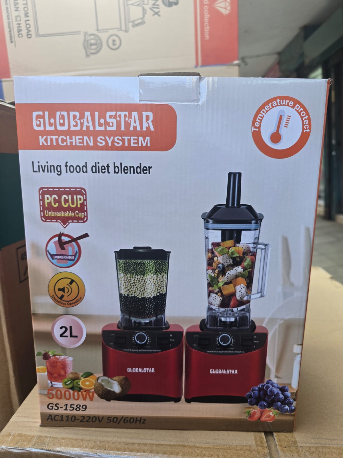 2 in 1 Globalstar commercial blender