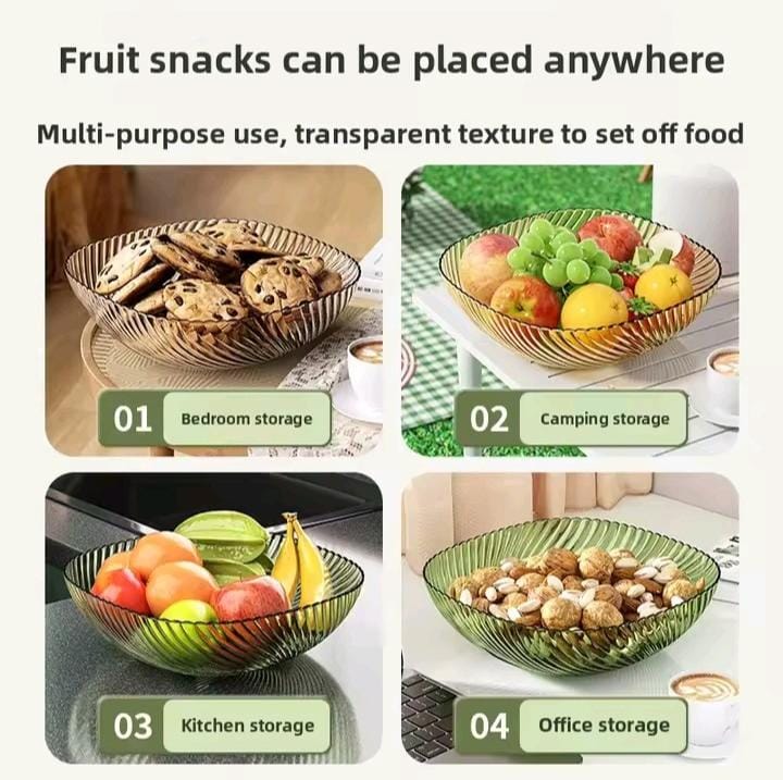Acrylic fruits platter / salad bowl