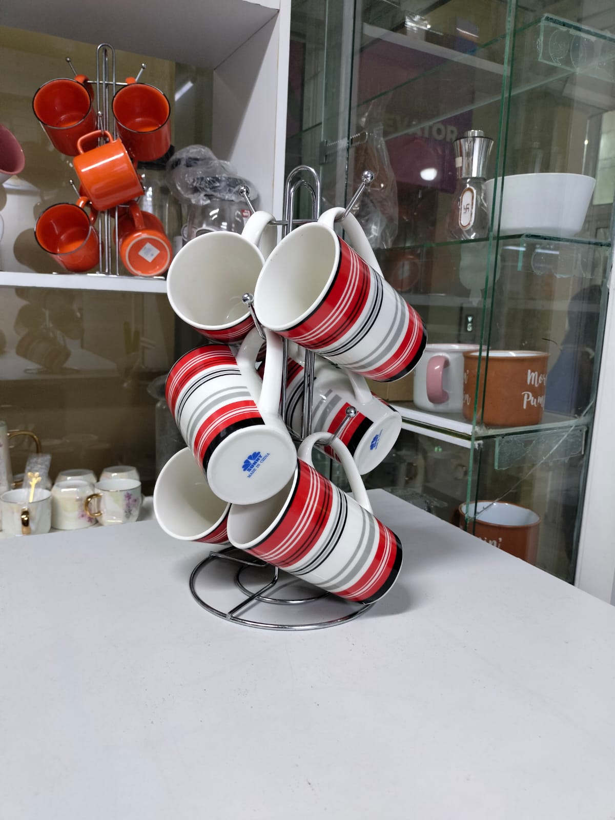 Ceramic mugs 6pcs