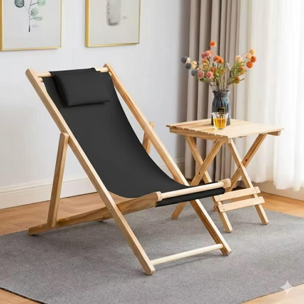 Enjoy sunshine with this versatile Foldable Balcony Chair