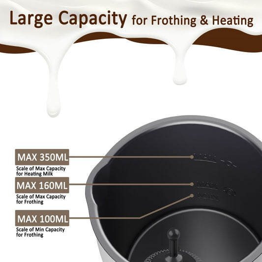 Electric 4 in 1 Milk Frother and Steamer