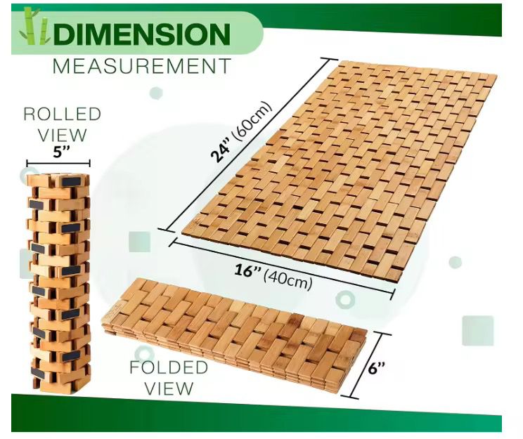 Multifunctional Bamboo Mats 40*60cm