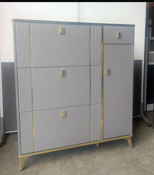 Sleek Bucket Flip Shoe Cabinet