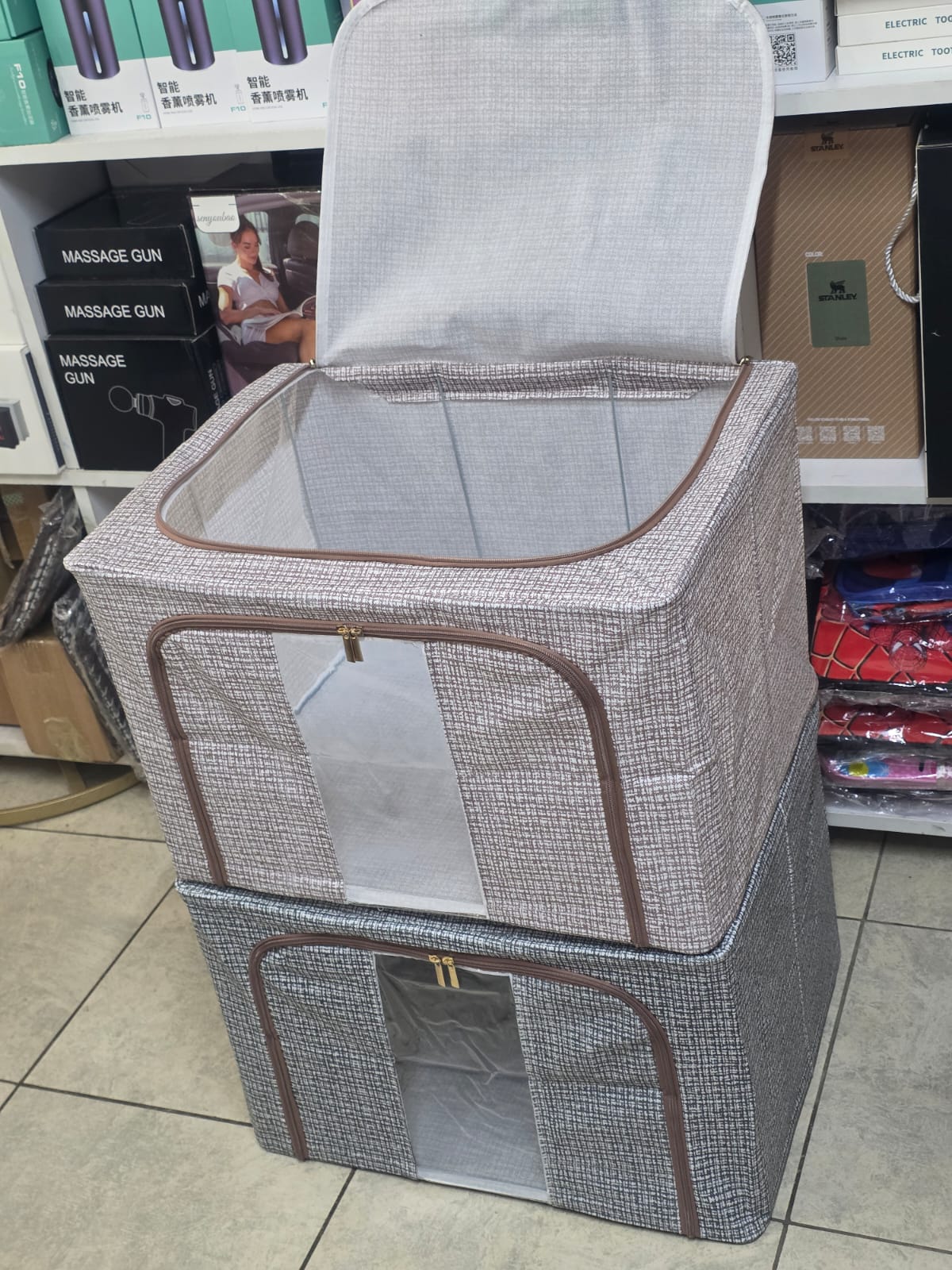 Large capacity zipper Foldable storage box(B)