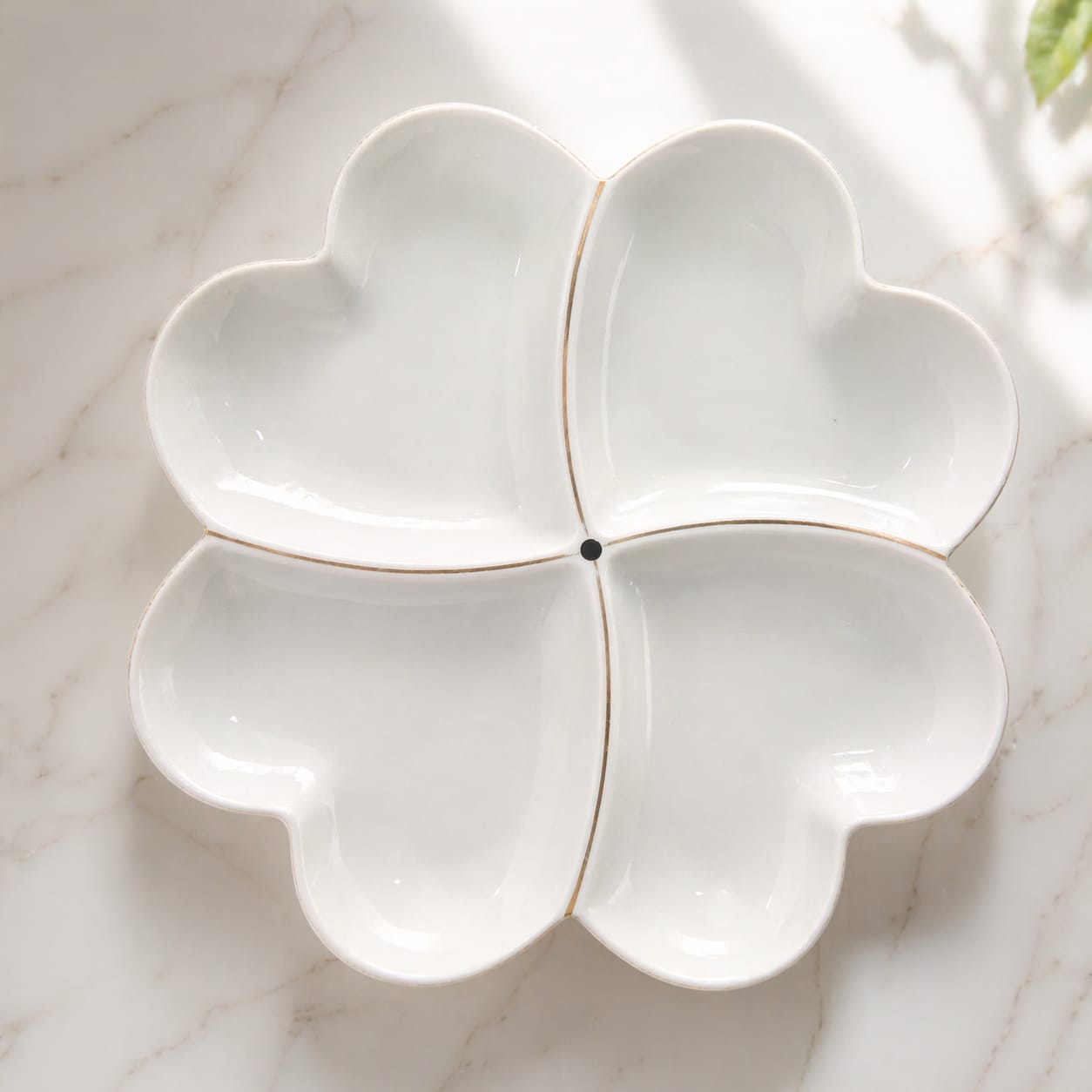 Love Snack Partitioned Serving Tray