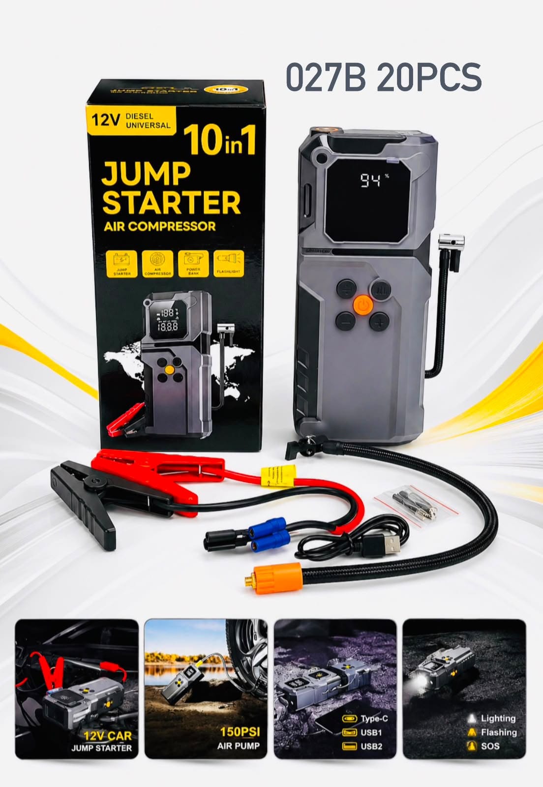 10 in 1 JUMP Starter 027B
