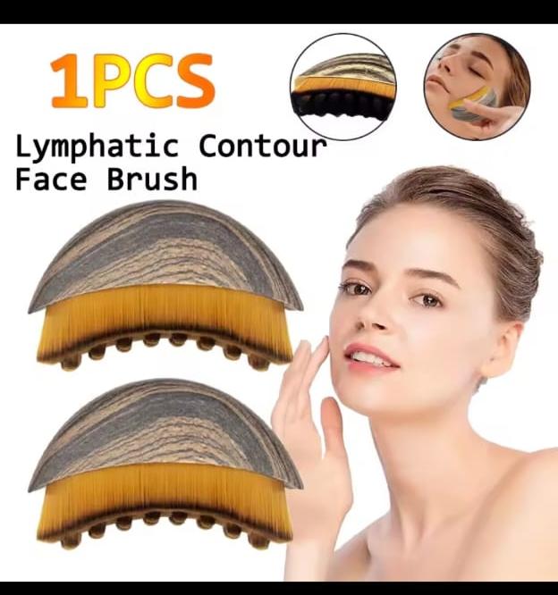 Lymphatic drainage dry brushing