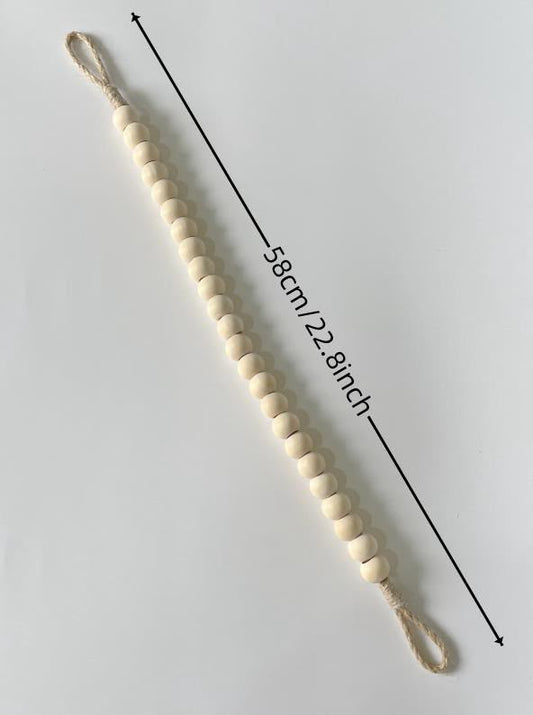 Wooden Bead Paper Towel Holder