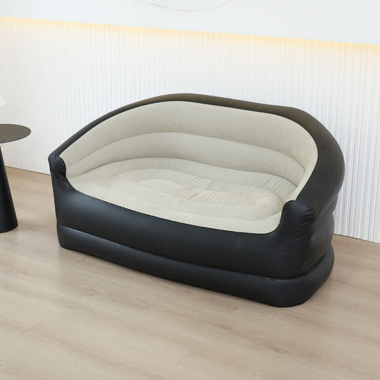 Double size Inflatable sofa seat size 135x84x62cm(with a free manual pump)