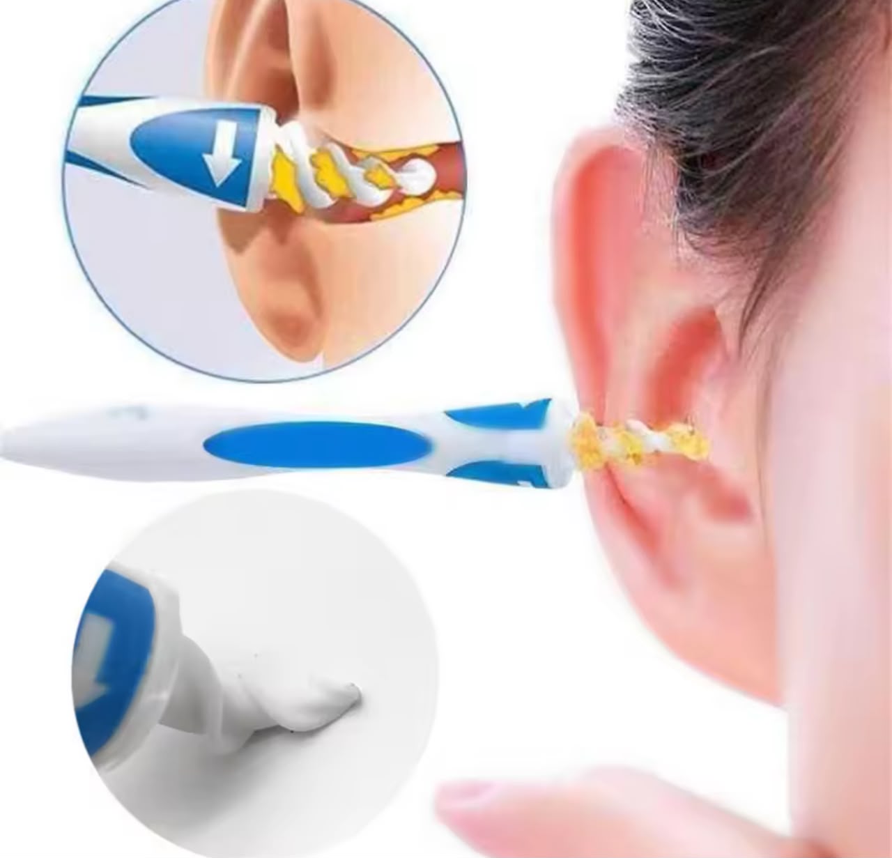 Ear wax remover with 16pcs replacement tips(2sets)