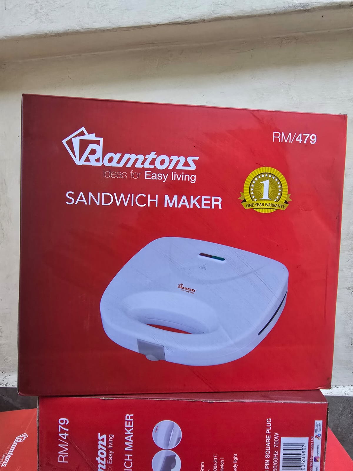 Ramtons sandwich maker toaster