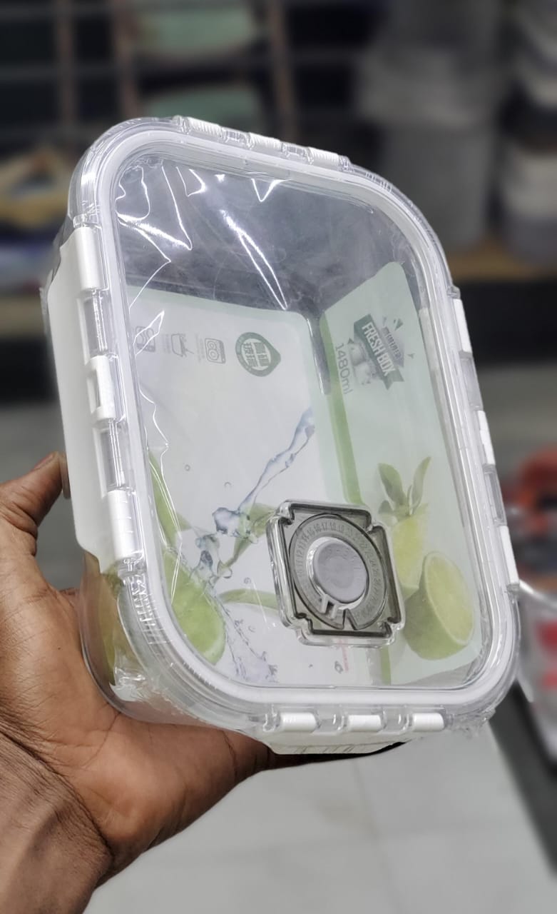 Glass lock snack box