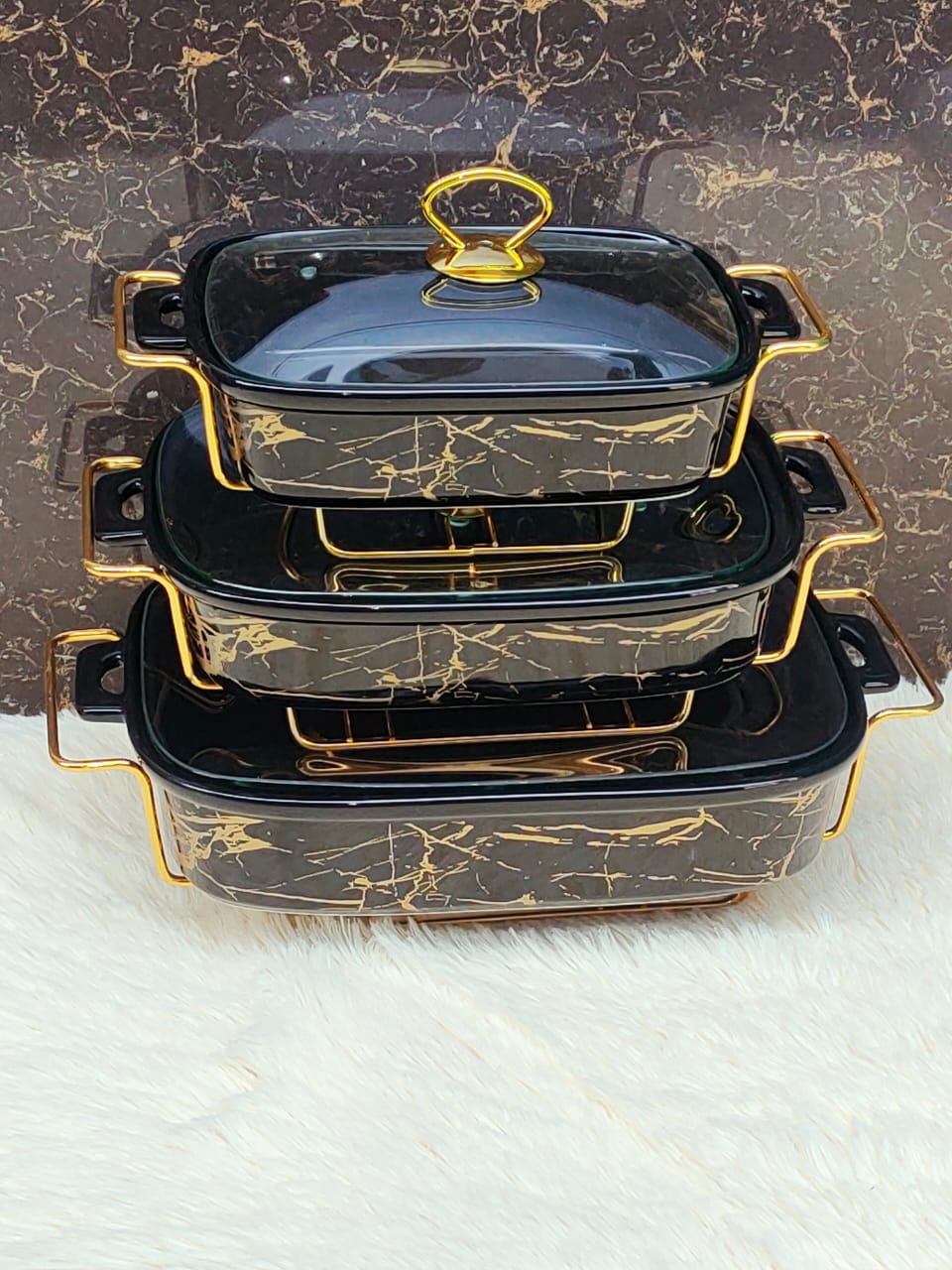 Ceramic food warmers/serving bowls