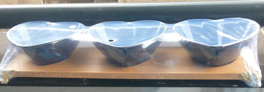Salad Love Bowls With Bamboo Tray