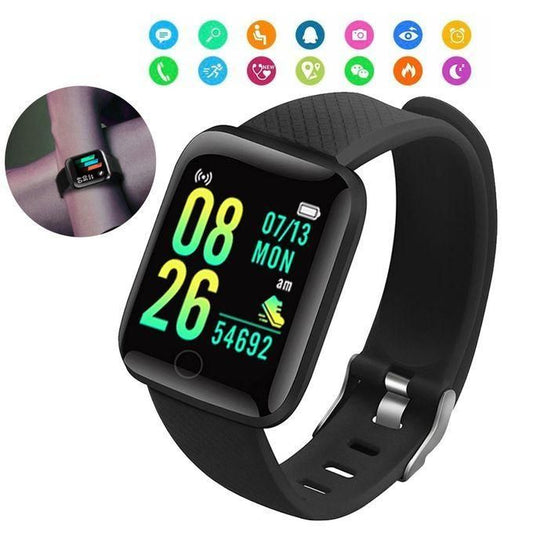 1.44-Inch LCD Smart Bracelet – Fitness Tracker Smart Watch with Heart Rate & Step Counter