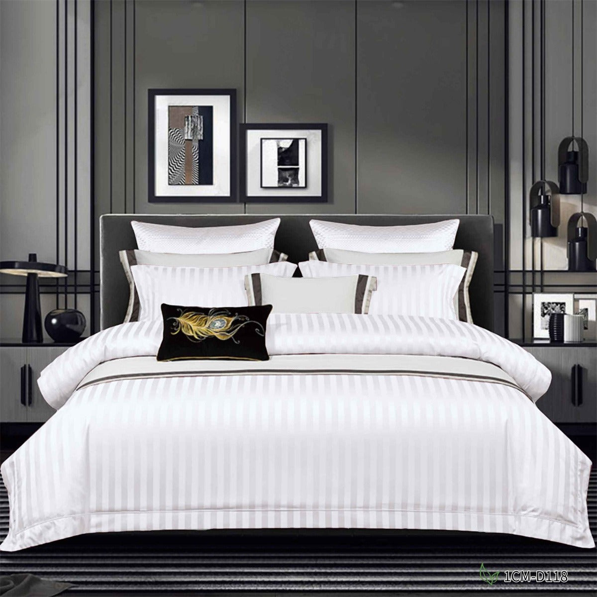 stripped Duvet cover set