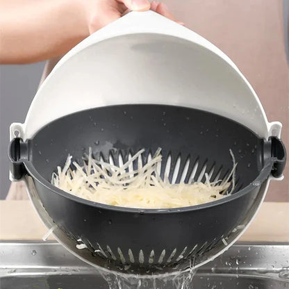 7 IN 1 Multifunctional vegetable cutter with drain busket