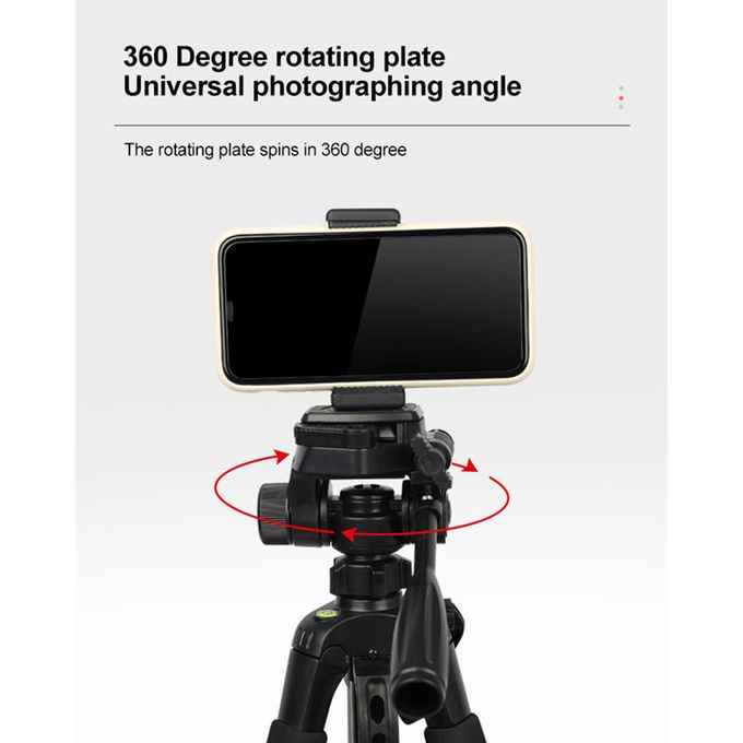 168 CM Adjustable Tripod Stand for Phone & Camera – 360° Photography & Live Streaming Stand