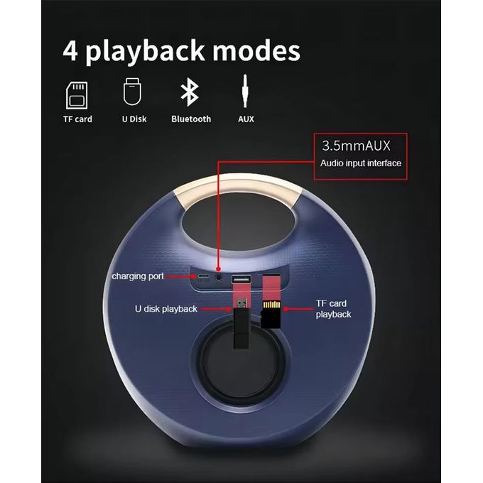 M1 Mini Portable Bluetooth Speaker – Wireless High-Quality Stereo Sound Speaker
