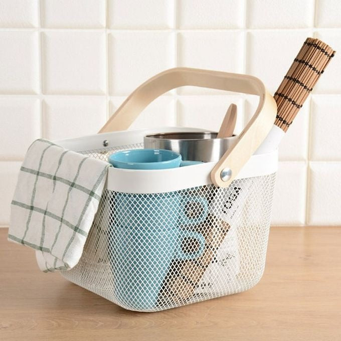 Multipurpose Organizing Mesh Basket Picnic/Fruit Basket-1 Pc