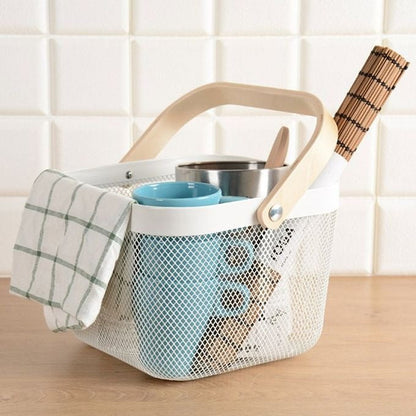 Multipurpose Organizing Mesh Basket Picnic/Fruit Basket-1 Pc