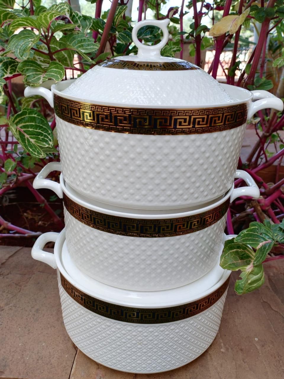 3pcs Ceramic  Serving Set