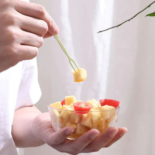 50pc Plastic Reusable Forks Stick